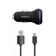 ������������� �� Nobby Energy AC-002 2USB 1A/2A + ������ microUSB ������