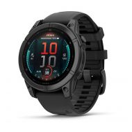 (010-03025-01G) ����� ���� Garmin, Fenix E 47mm AMOLED Slate Gray Steel Black Sln 